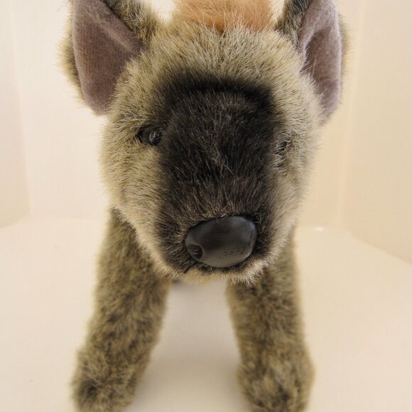 Incredible Petables Plush Spotted Hyena Wild Dog Stuffed Animal Toy Tan Black - Picture 2 of 8